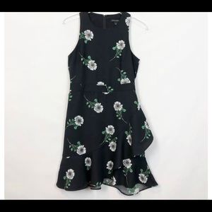 Black floral dress
